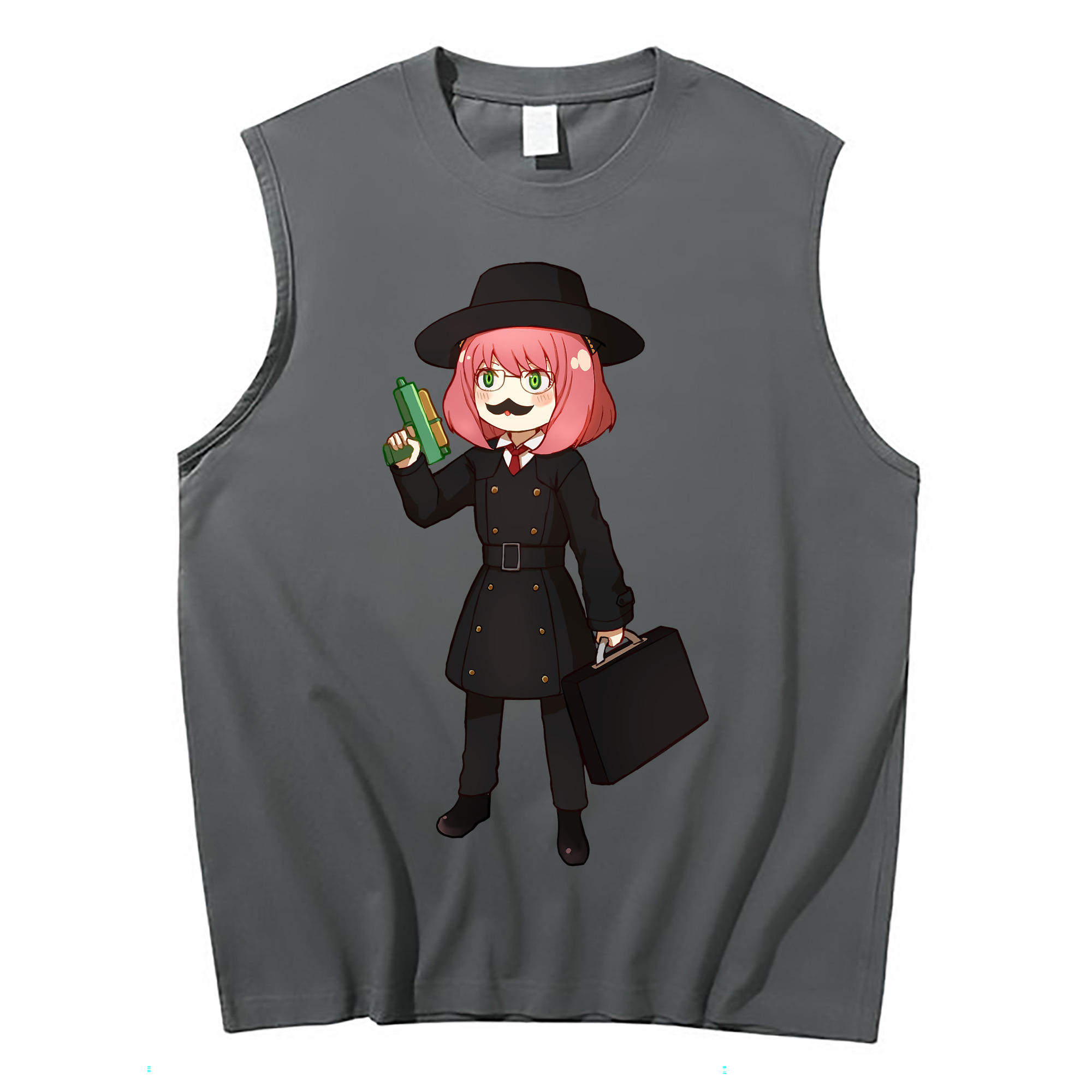 （画像用） SPY×FAMILY间谍家家酒 コットン100％タンクトップ（フロントプリント）